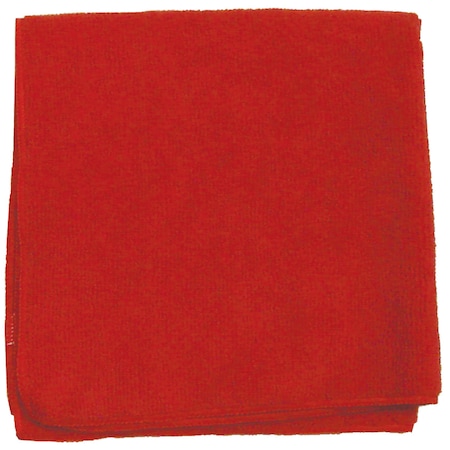 Golden Star Red Microfiber Cloth 300 GMS, 16", PK36 MC1616RED300-36PK
